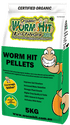 Worm Hit Pellets, ideal for home gardeners 5kg Bag