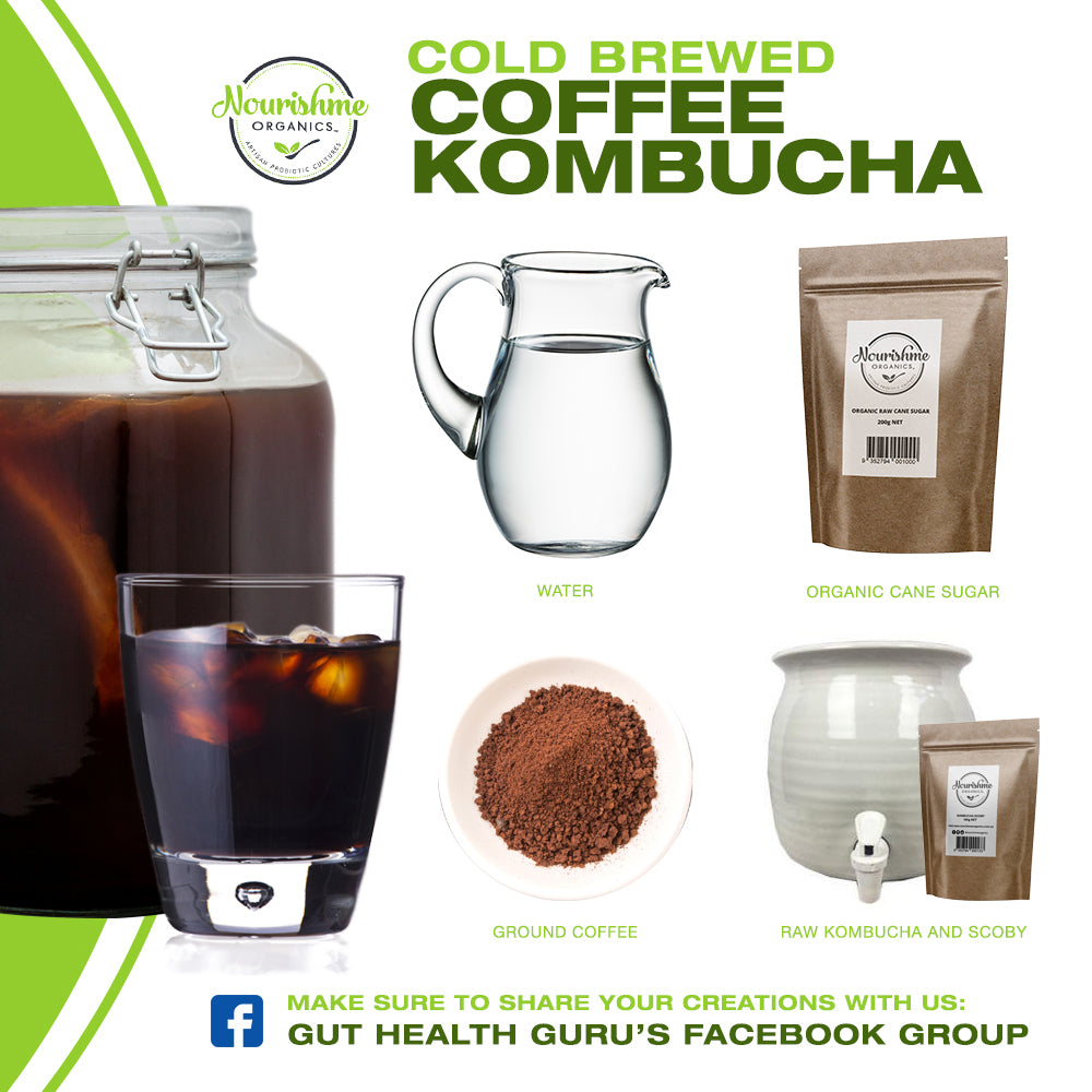 Cold Brew Coffee Kombucha