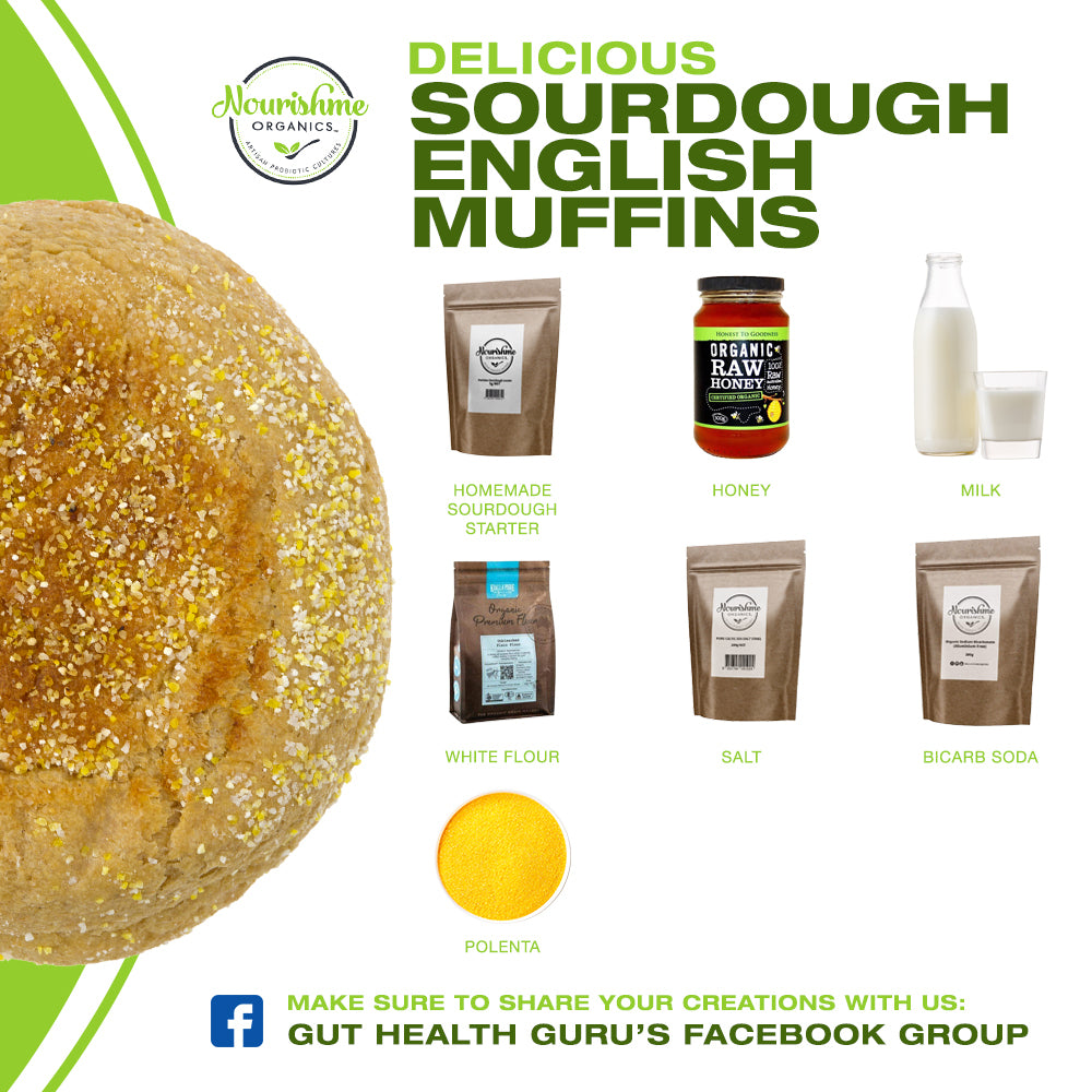 Sourdough English Muffins