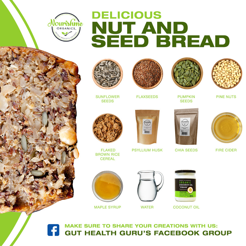 Nut and Seed Bread Recipe Nourishme Organics