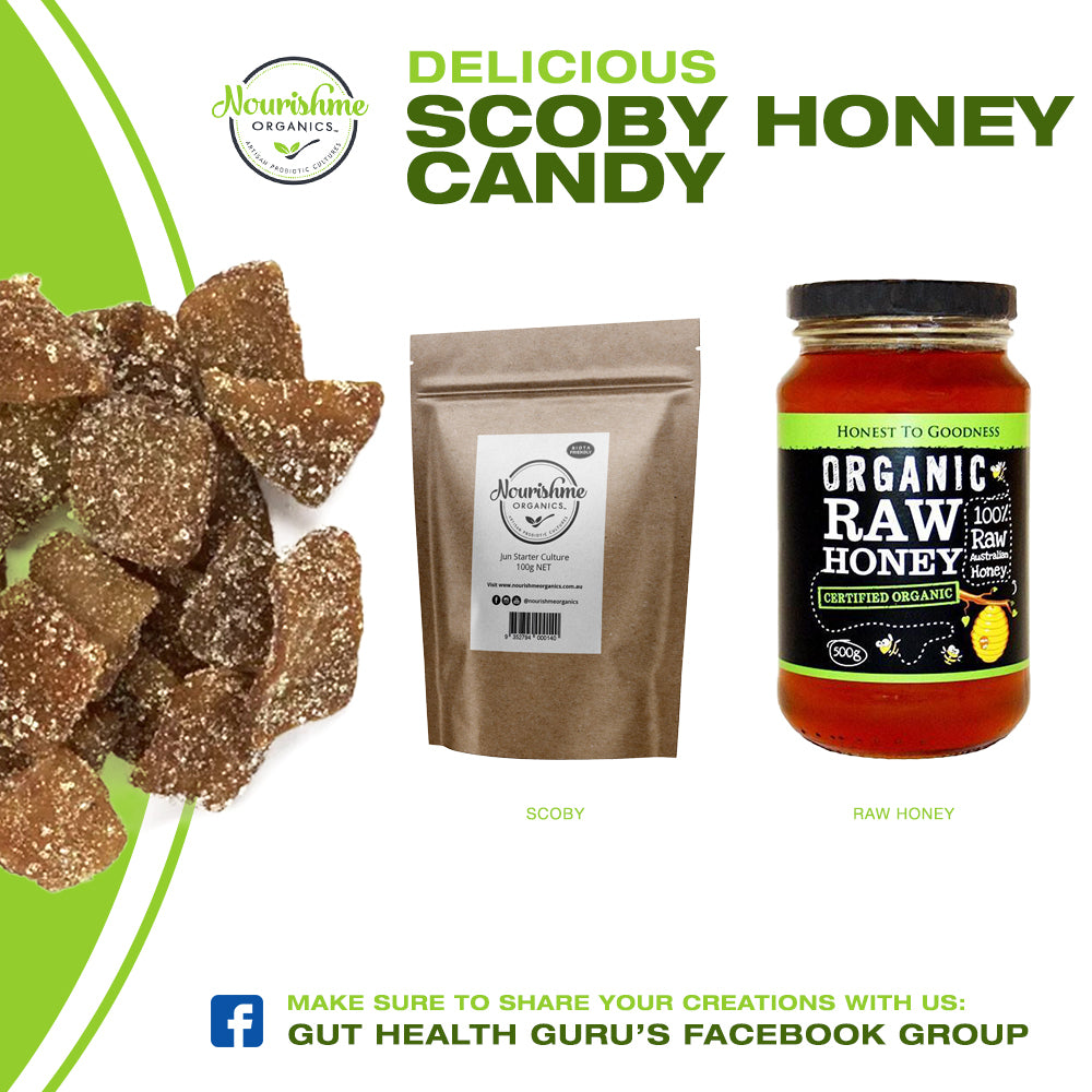 Scoby Honey Candy – Nourishme Organics