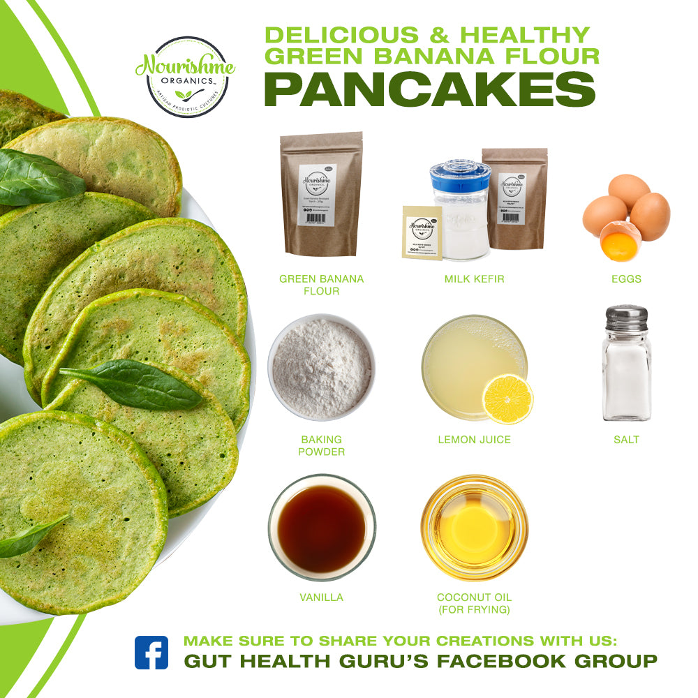 Green Banana Flour Pancakes