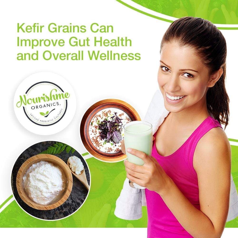 Blog post about how kefir grains can improve gut health and overall wellness