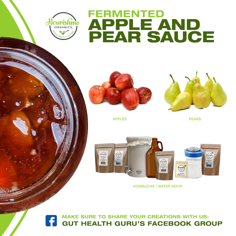 Fermented Apple and Pear Sauce – Nourishme Organics