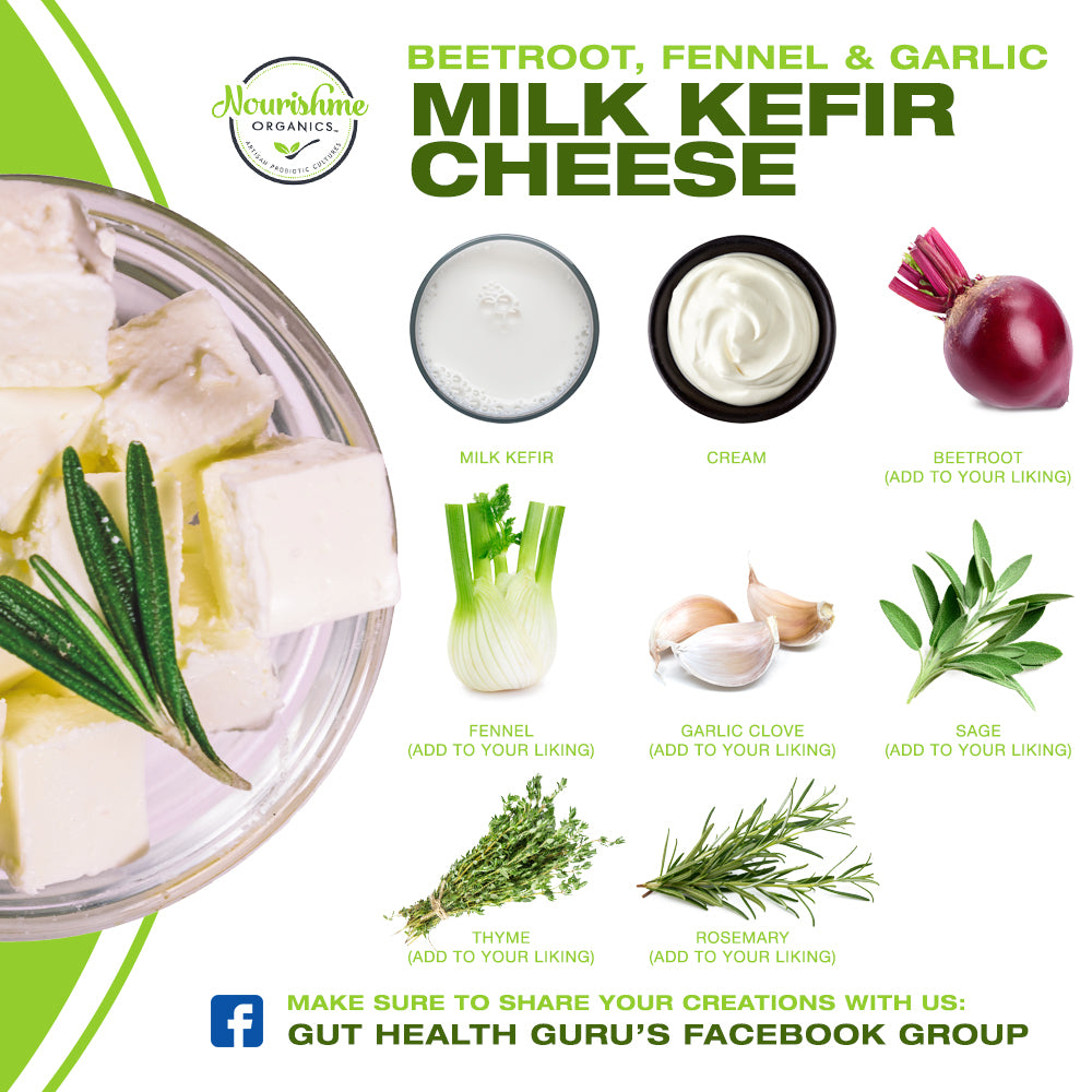 milk kefir cheese recipe