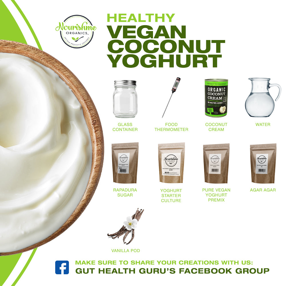 Vegan Coconut Yoghurt Nourishme Organics