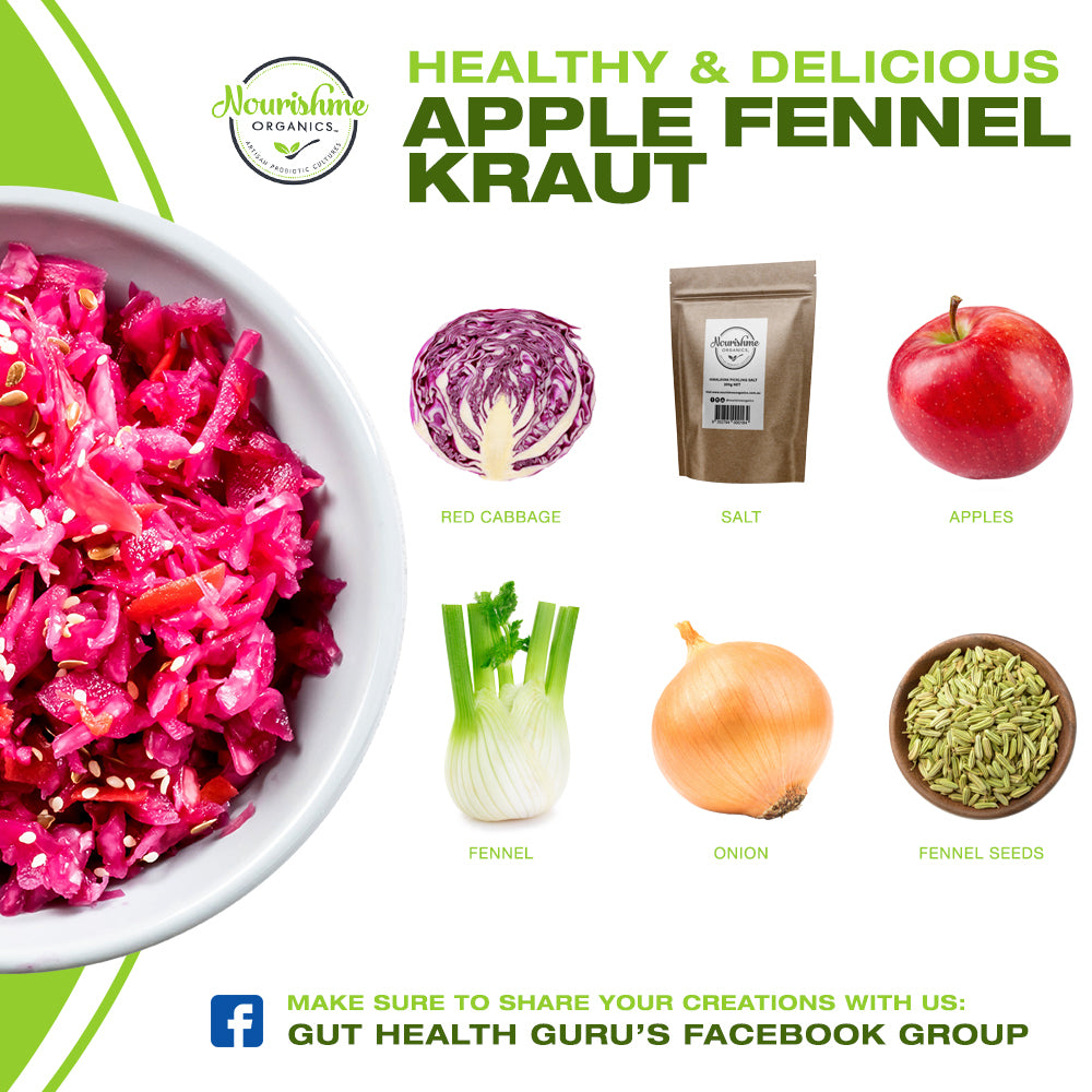 Apple Fennel Kraut