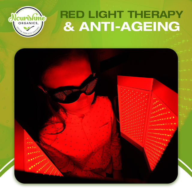 Red Light Therapy and AntiAgeing Nourishme Organics
