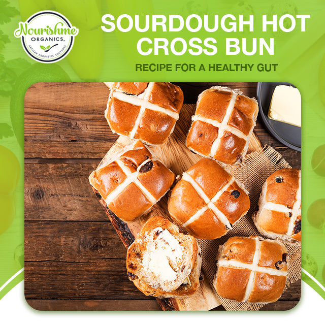 Sourdough Hot Cross Bun