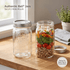 Toples Kaca Mulut Lebar Ball Mason Quart (950ml) dan Tutupnya