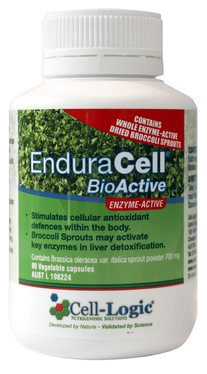 Cell Logic EnduraCell BioActive Broccoli Sprout Powder 80 Caps ...