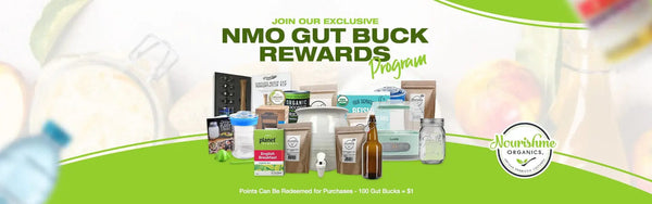 Nourishme Organics Gut Health Back Rewards