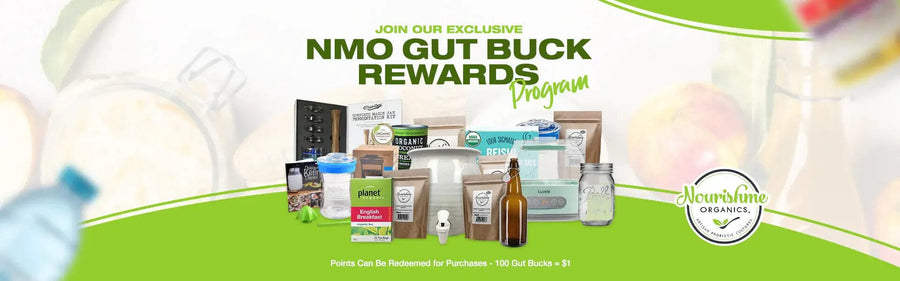 Nourishme Organics Gut Health Back Rewards