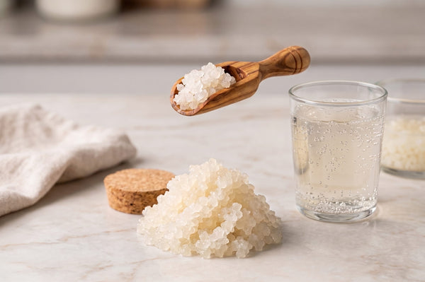 Raw Organic Vegan Water Kefir Grains 15g + 2 Free E-Books