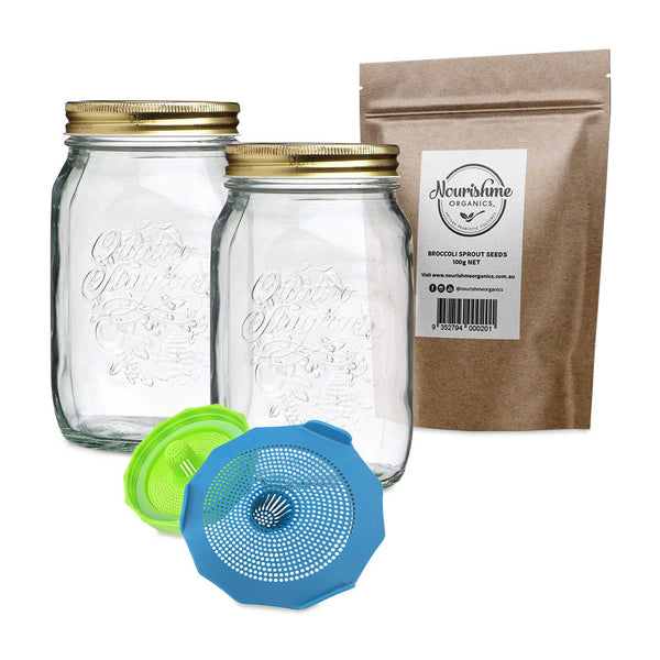 Kit Perkecambahan Lengkap Masontops 