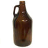 1.89L 64oz Amber Glass Growler Bottle With 38mm 400 Screw Neck