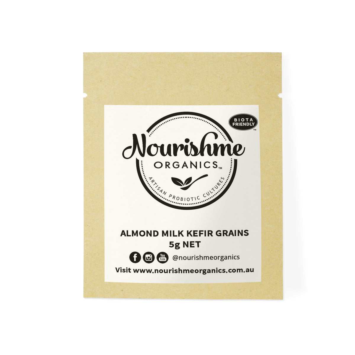Raw Organic Almond Milk Kefir Grains Nourishme Organics