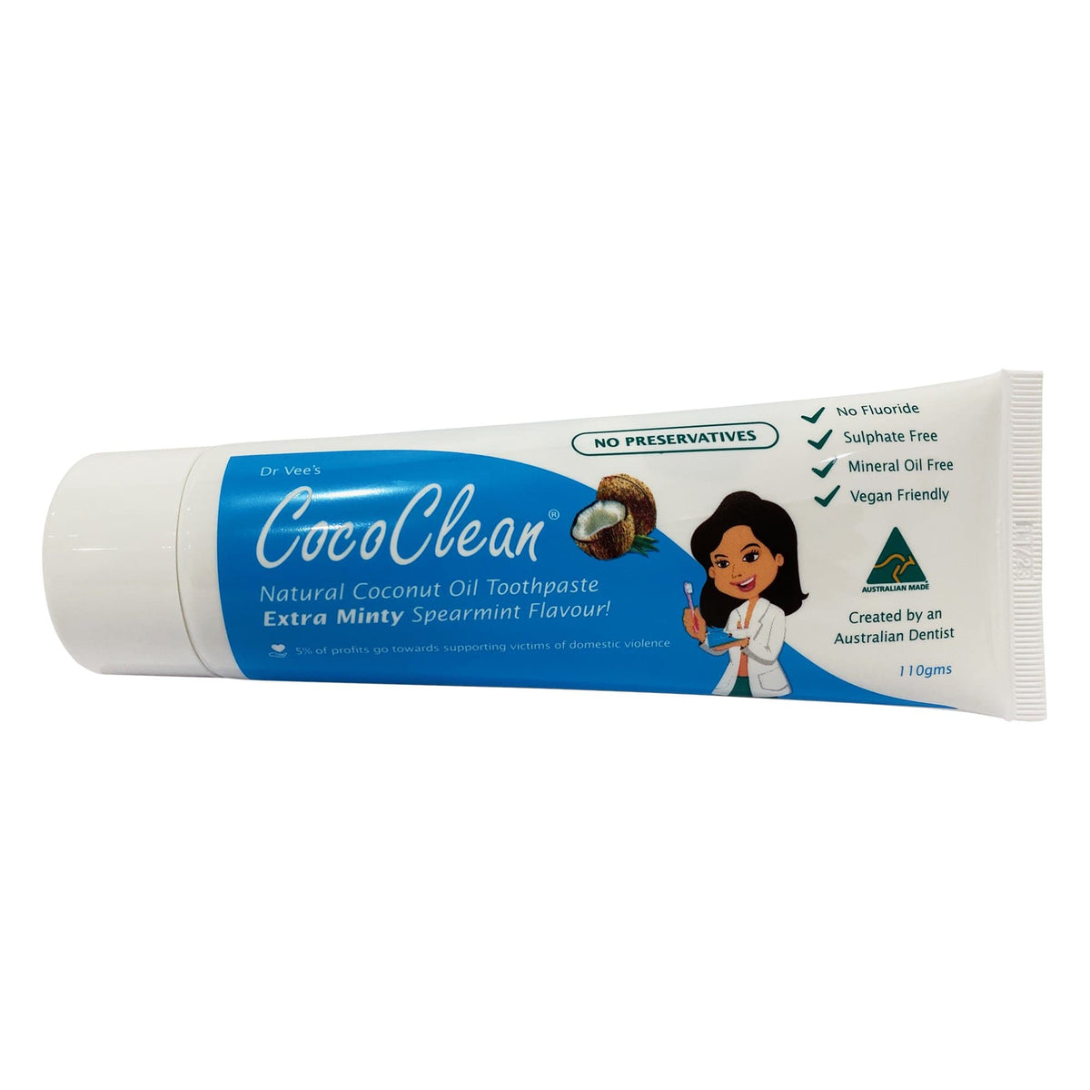 Cococlean Preservative Free Toothpaste - Nourishme Organics