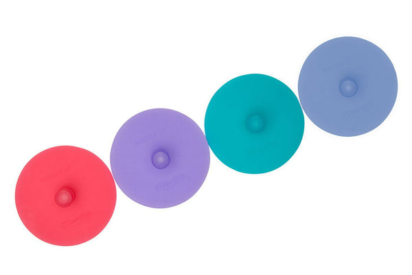 Pickle Pipe - Airlock Fermentasi Sederhana untuk Stoples Mason - Ukuran Mulut Lebar - Paket 4 