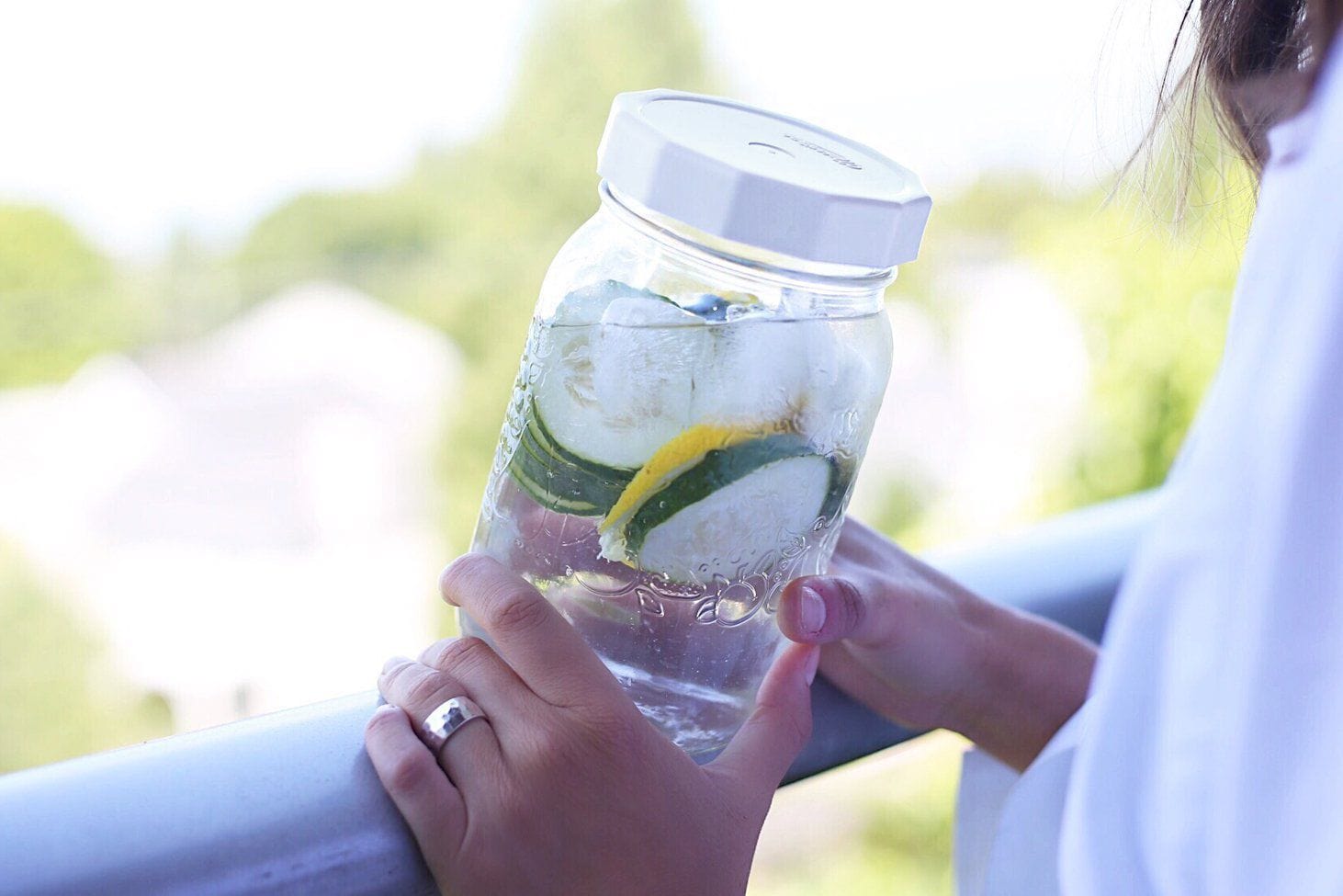 Masontops glass water bottle deals