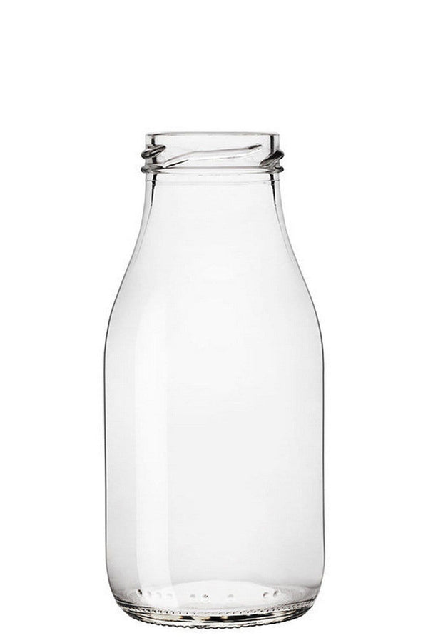 6パック - 広口透明ガラス二次発酵ボトル - 250ml 