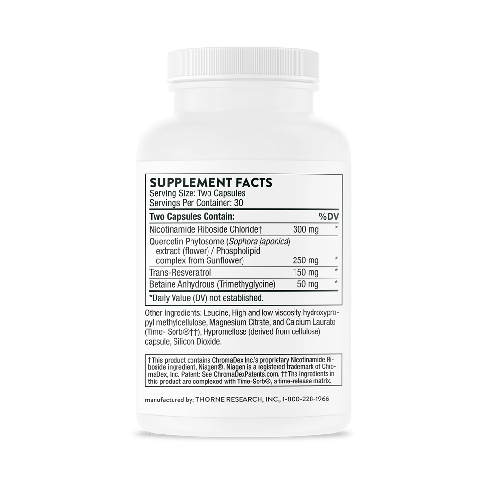 Thorne ResveraCel | 60 capsules- Nourishme Organics