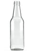 6 Pack - High Pressure Clear Glass Second Fermentation Bottles with caps (330ml)